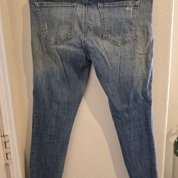 GAP Blue Skinny Jeans with Distressed Details - Picture 3 of 6